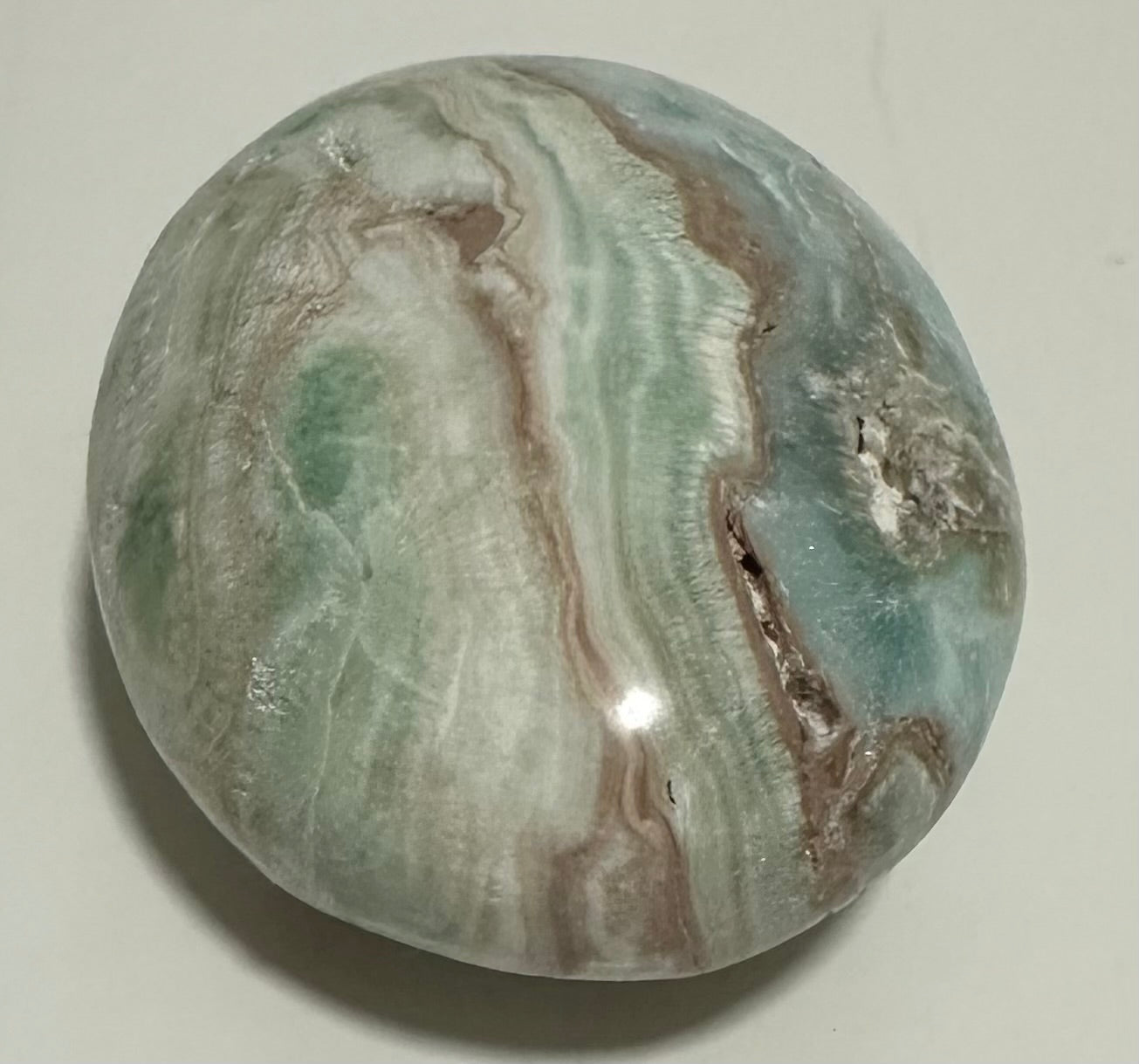 Karibischer Calcit / Aragonit Seifen Form 94g