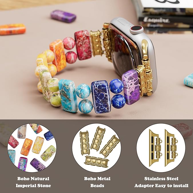 Natural Stone Apple Watch Band