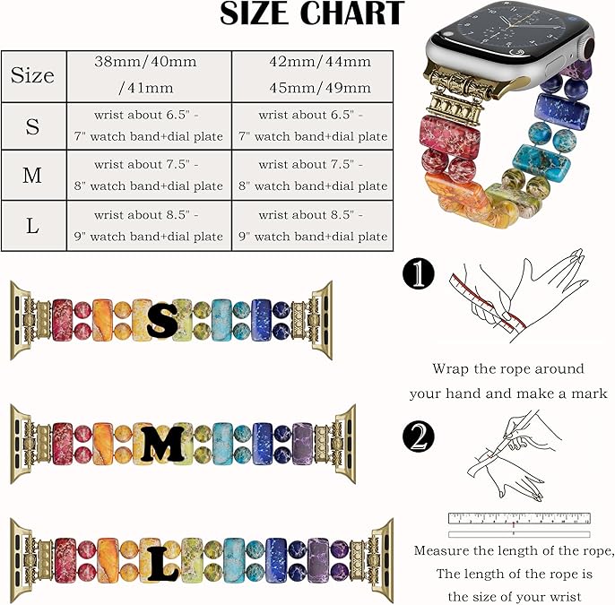 Natural Stone Apple Watch Band